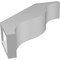 Ekena Millwork 3-in. W x 12-in. D x 12-in. H Funston Architectural Grade PVC Knee Brace BRCP03X12X12FST - alternate 3